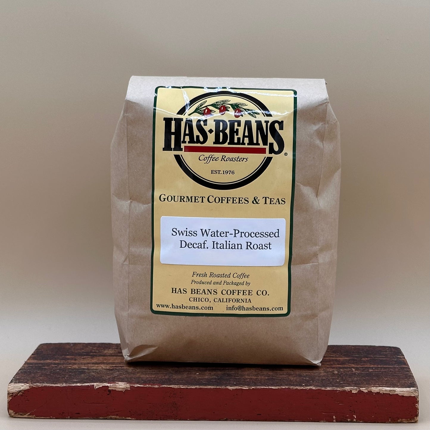 Organic Swiss Water Processed Decaf. Italian Roast
