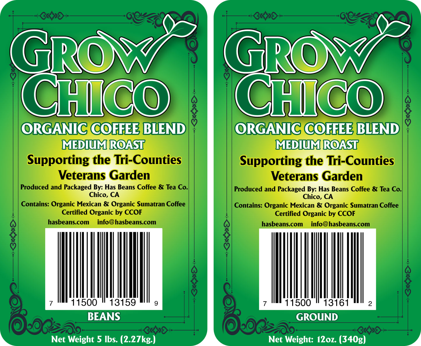 Organic Grow Chico Coffee