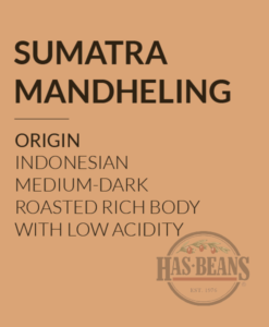 Sumatra Manhelding Coffee
