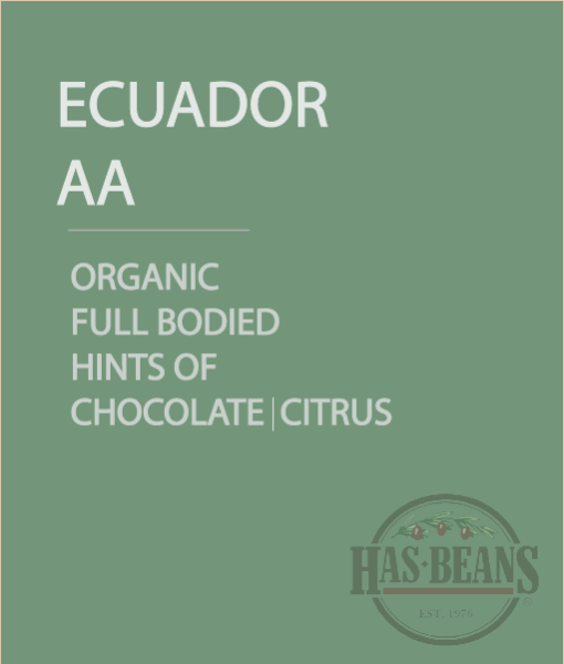 Organic Ecuador AA Coffee
